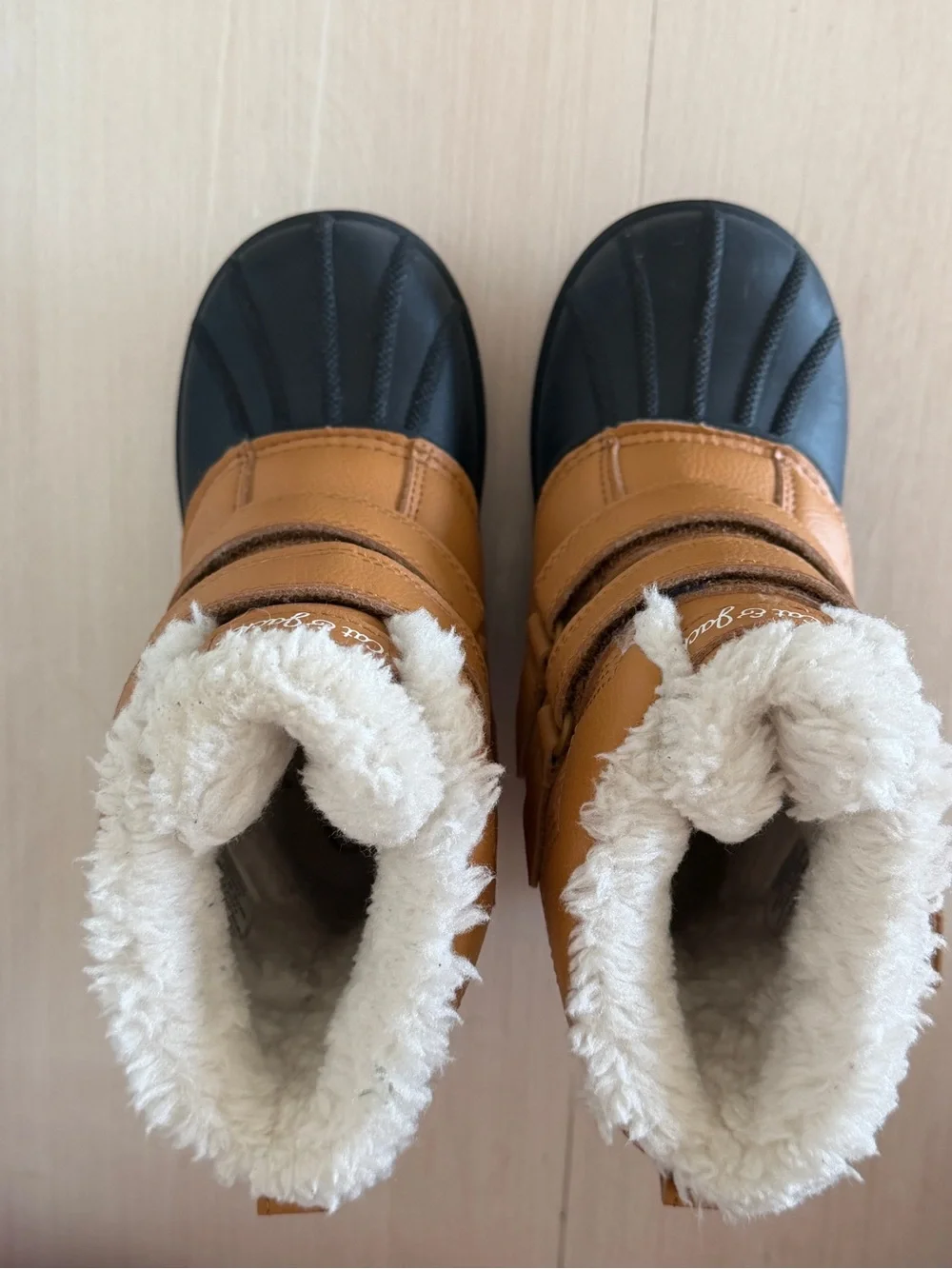 Cat & Jack Brown Snow Boots 11C Kids